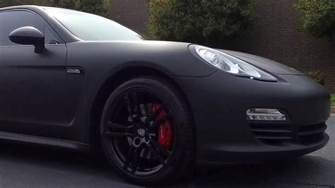 Porsche Panamera Matte Black Youtube
