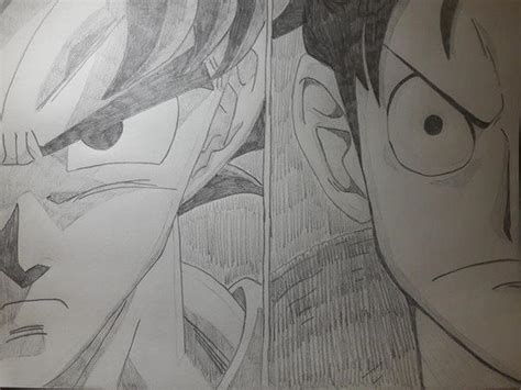 Goku X Luffy By Primalmatt97 On Deviantart