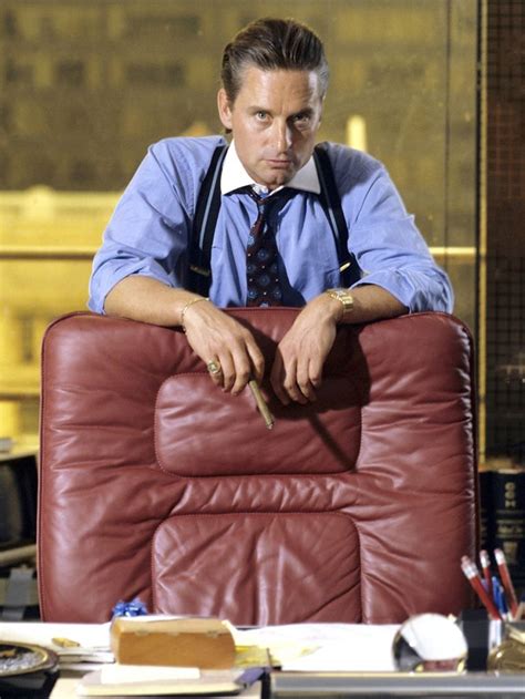 Timeless Michael Douglas Alias Gordon Gekko In Wall Street 1987