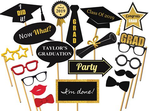 Personalized Graduation Photo Booth Prop Class Of 2019 Etsy
