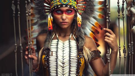 Download Woman Native American Hd Wallpaper