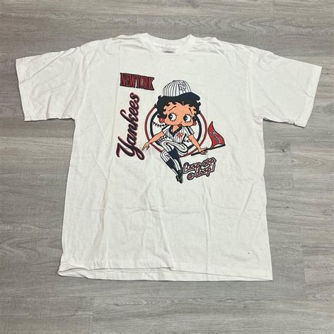 Vintage Vintage 1990s Betty Boop New York Yankees Shirt Grailed