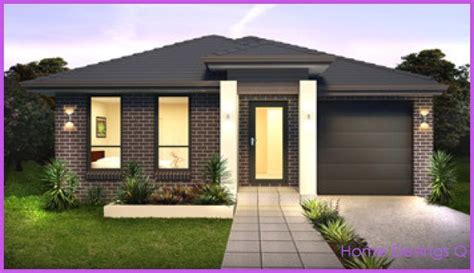 Nice Single Story Home Designs House Front Design House Outside