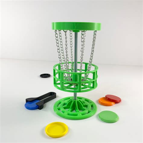 Mini Golf Mini Disc Golf Table Top Game 3d Printed Etsy