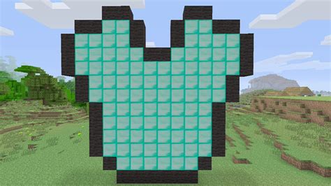 Minecraft Tutorials Diamond Chestplate Pixel Art Youtube