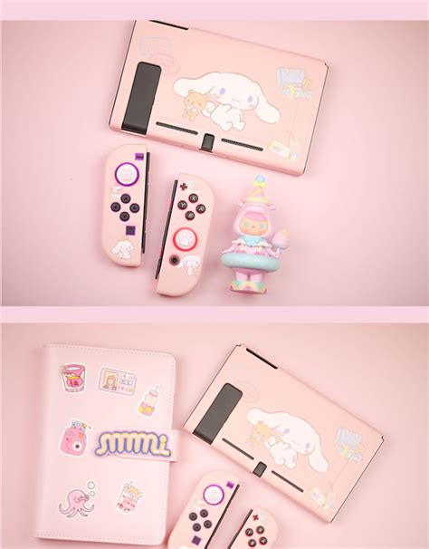 Cute Cinnamoroll Cover Shell For Nintend Switch Ns Console Protector