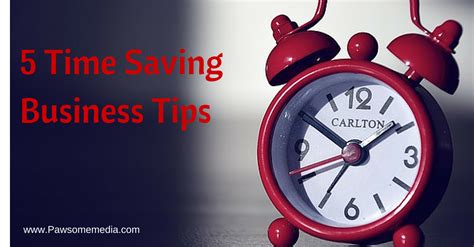 5 Business Time Saving Tips Pet Business Owners
