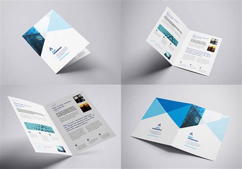 Showcase your corporate fashion, business, interior, gastronomy, and other projects a free a4 magazine mockup scene is here, full of customization options. Free A4 Bifold Brochure Mockup PSD | Mockuptree