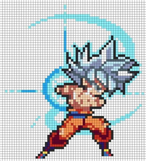 A Cross Stitch Pattern With The Image Of Gohan From Street Fighter On It
