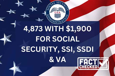 4873 With 1900 For Social Security Ssi Ssdi And Va 2024 Check Who Is Eligible