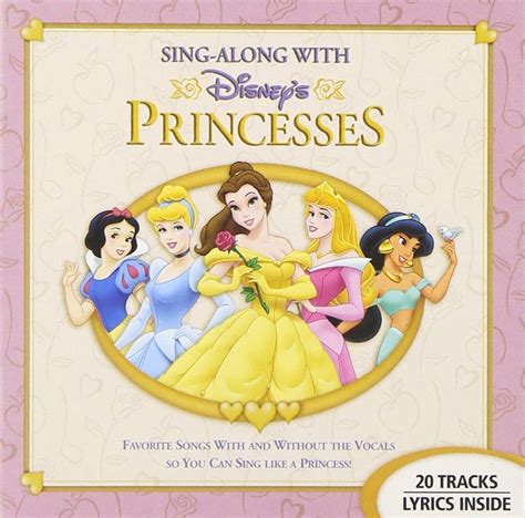 Disneys Princess Sing Along Album Disney Cd Album Muziek