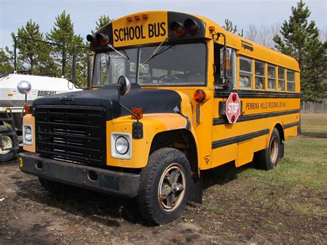 1987 Ih 1700 Yellow School Bus