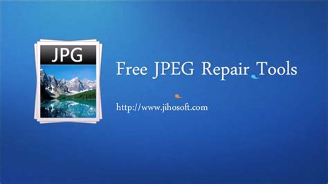 That's why the abbreviation jpeg (joint photographic experts group) was shortened to jpg. Free tools to repair corrupted JPEG files - YouTube