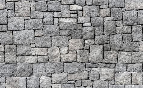 Old Gray Stone Wall Seamless Background Texture Stock Photo Download