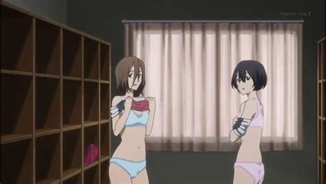 チラシの裏でゲーム鈍報 アニメグレイプニル2話で女の子のエロい下着姿やほぼセックスみたいなシーン
