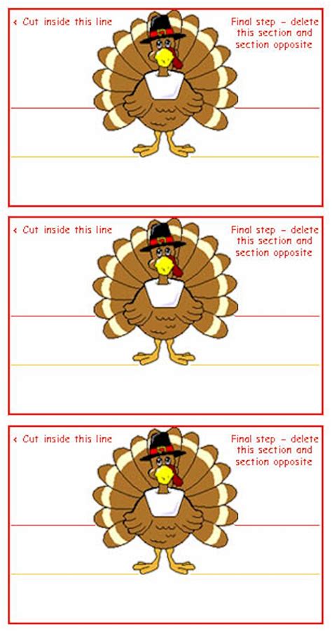 printable thanksgiving placecards