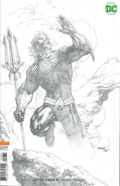 Justice League 10 125 Jim Lee Aquaman Sketch Variant Coliseum Of Comics