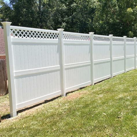 Durables 5 High Canterbury Vinyl Privacy Fence White