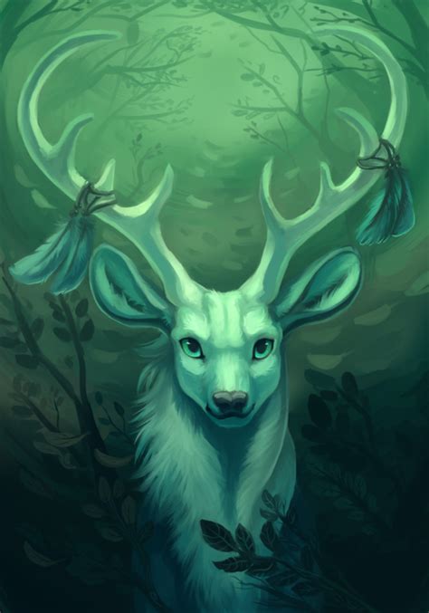 Voice Of Nature Mythical Creatures Art Deer Art Fantasy Art