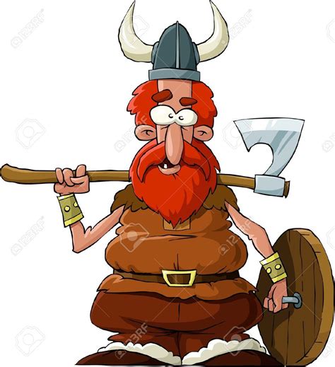 Viking Sobre Un Fondo Blanco Vector De Ilustración Vikingos