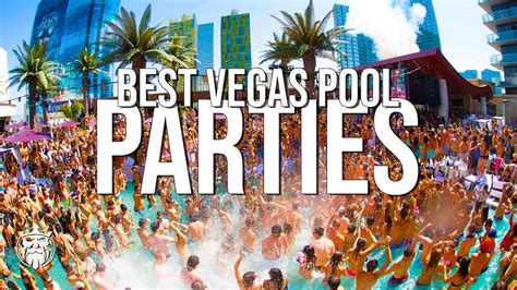 The Best Pool Parties In Las Vegas Las Vegas Pool Parties Youtube