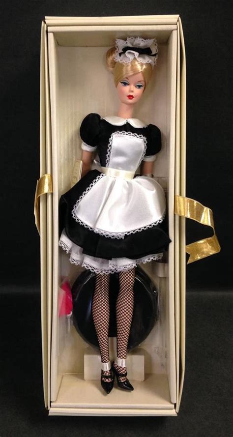 Lot SILKSTONE BARBIE GOLD LABEL COLLECTION THE FRENCH MAID NRFB NO COA