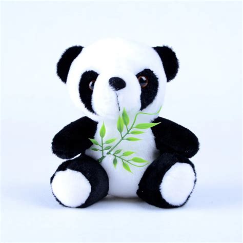 18cm Bamboo Animal Panda Plush Keychain Doll Toy Kids Soft Small Charms