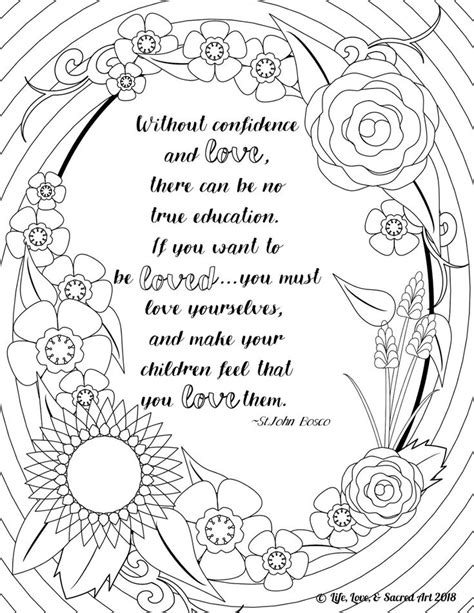 If you are a fan of inspirational quotes, then you'll probably love this cute floral themed design. Related image | Quote coloring pages, Animorphia coloring ...