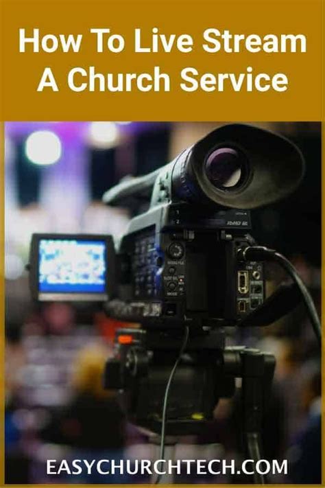Live video streaming comes in very handy when it comes to spreading the word about your church online and encouraging more people to join your community. How To Live Stream A Church Service | Church service ...