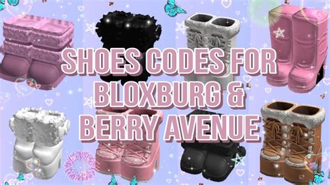 New Cute 3d Layered Shoes Codes For Bloxburg And Berry Avenue Youtube