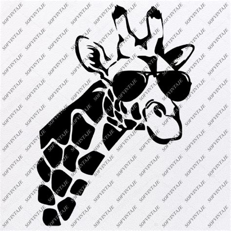 Giraffe Svg File Giraffe Original Svg Design Animals Svg Clip Art
