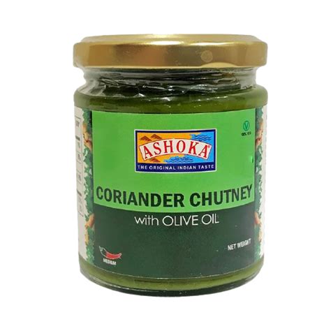 Ashoka Coriander Chutney With Olive Oil 190g Dookan