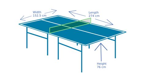 The net is 6 inches high and is mounted on posts across the center of the table. Ping Pong Table Dimensions | What is the Size of Table ...