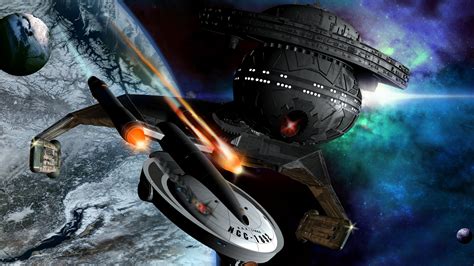 3d Battle Enterprise Klingon Sci Fi Space Star Trek Hd Star Trek