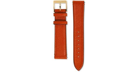 Gucci Grip Leather Watch Strap 38mm Lyst