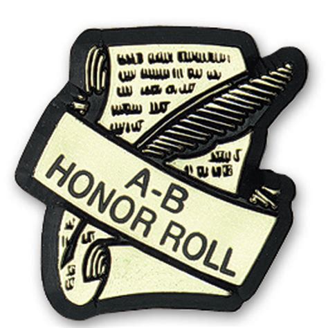 Ab Honor Roll Economy Pin Jones School Supply