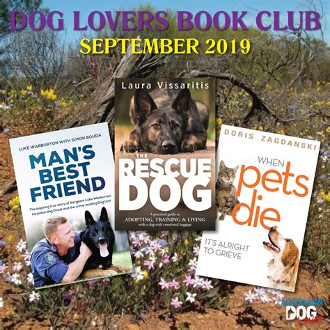 Dog Lovers Book Club September 2019 Australian Dog Lover