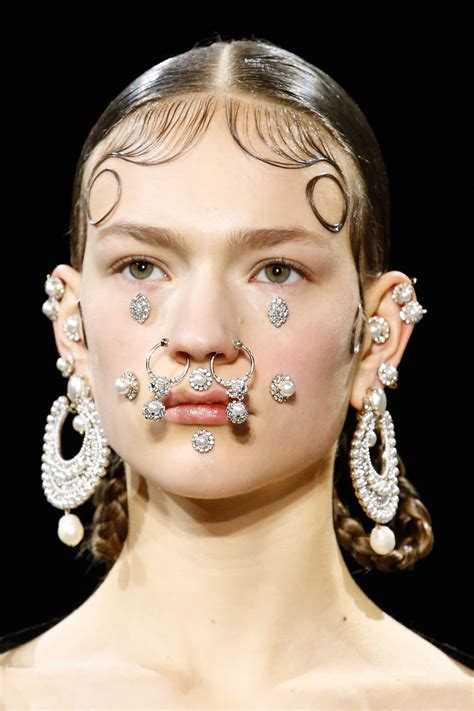 How To Wear Piercings And Face Jewellery Aw15 Jewellery Trend