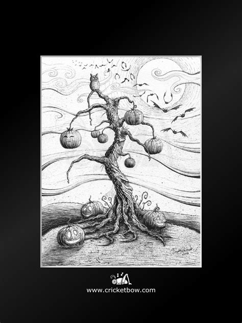 The Halloween Tree Original Art — Cricketbow Design