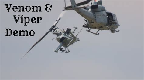 Uh 1y Venom And Ah 1z Viper Demo At Power In The Pines Airshow 2023