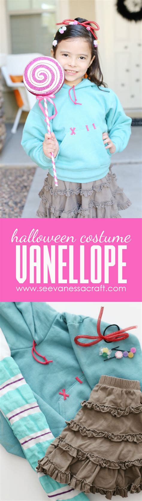 When we started planning our costumes we wanted to make something for her wheelchair that would make her feel like everybody else trick or treating. Halloween: DIY Vanellope Costume from Disney Wreck It Ralph - See Vanessa Craft