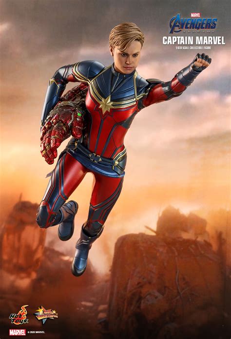 I'm coming to end it. Captain Marvel Gets an AVENGERS: ENDGAME Hot Toys Figure ...