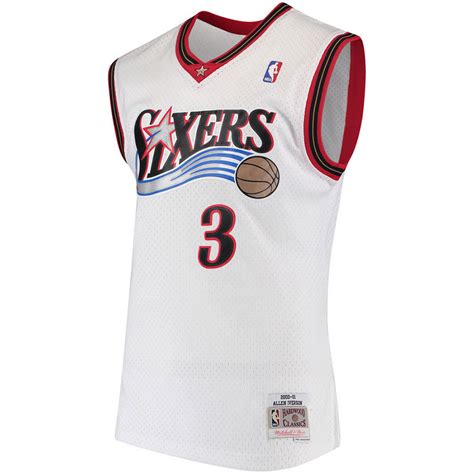 Mitchell And Ness Nba Phil76ers Allen Iverson Smjygs18200 P76whit00aiv