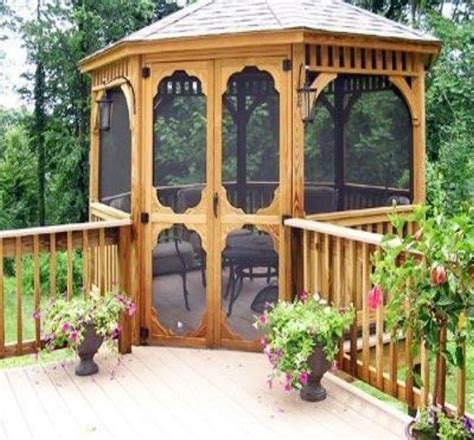 Gazebo Decks In Fantastic Shapes To Enhance Beauty Deck Ideas