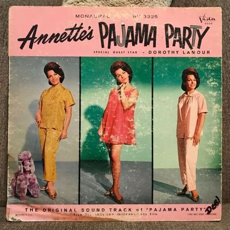Annette Funicello 1964 Annettes Pajama Party Walt Disney Vista Bv 3325 Ebay