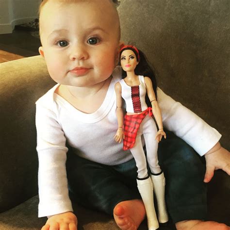 Brie Bella Shares Photo Of Daughter Birdie Playing With Bella Doll Brie Bella Nikki And Brie