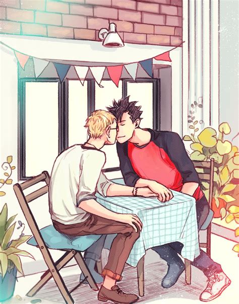 Haikyuu Tetsurou Kuroo X Kei Tsukishima Kurotsuki