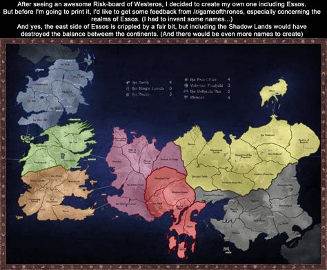 Game Of Thrones Map Westeros Map Map Of Essos Seven Kingdoms Map