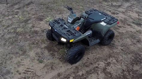 Sportsman 90cc Polaris Youth Model Atv Four Wheeler Quad Youtube