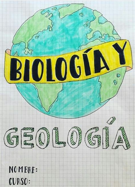 Pin De Lucia Momkiene En Apuntes Portadas De Biologia Geología